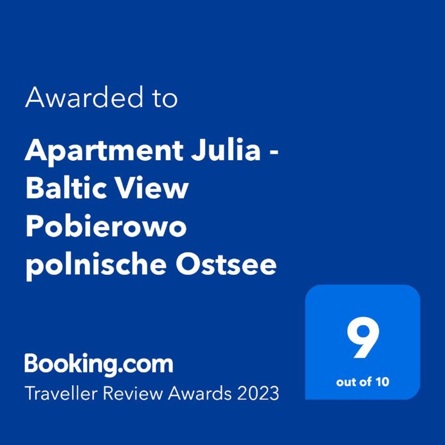 Apartment Julia - Baltic View Pobierowo Polnische Ostsee Dış mekan fotoğraf